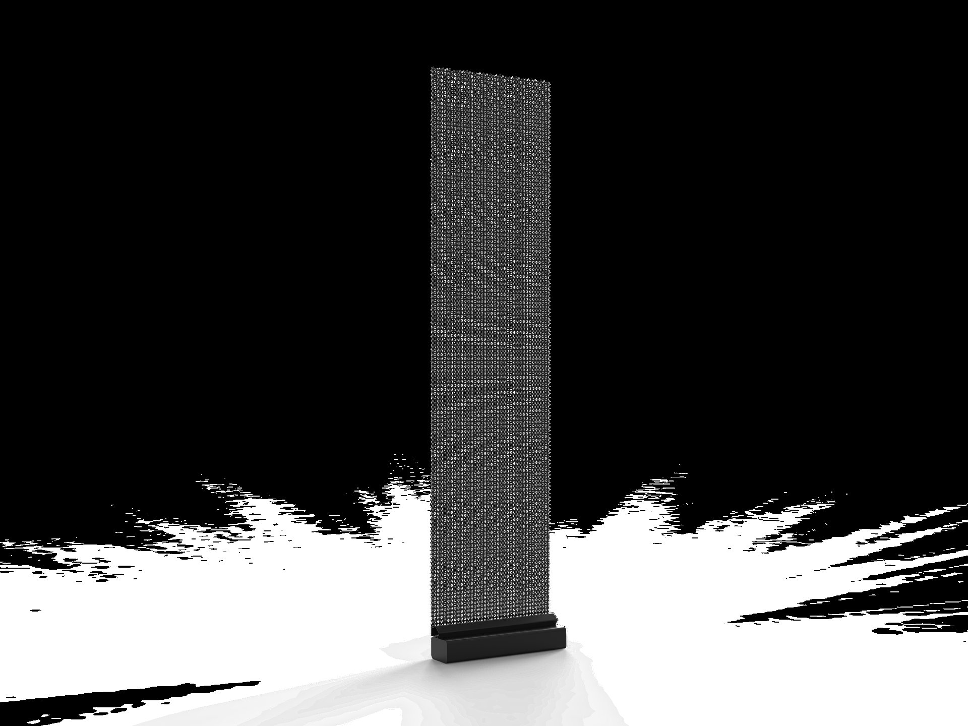 Transparent LED Poster Screen — Hospitality