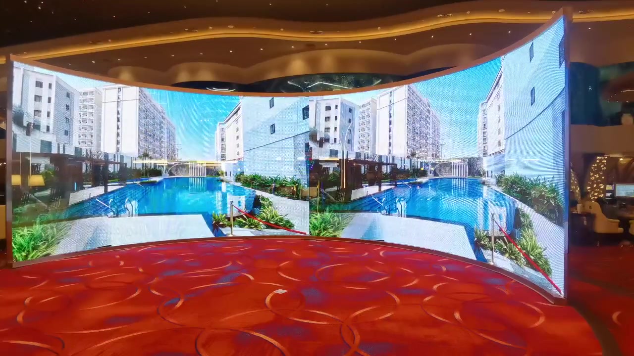 Las Vegas Sun Casino — SMD Holographic Invisible Screen installation