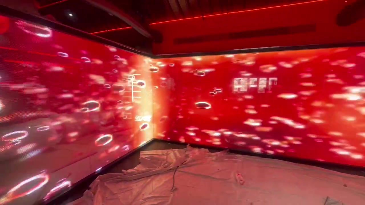 Coca-Cola Experience Center — Crystal Film LED Screen installation