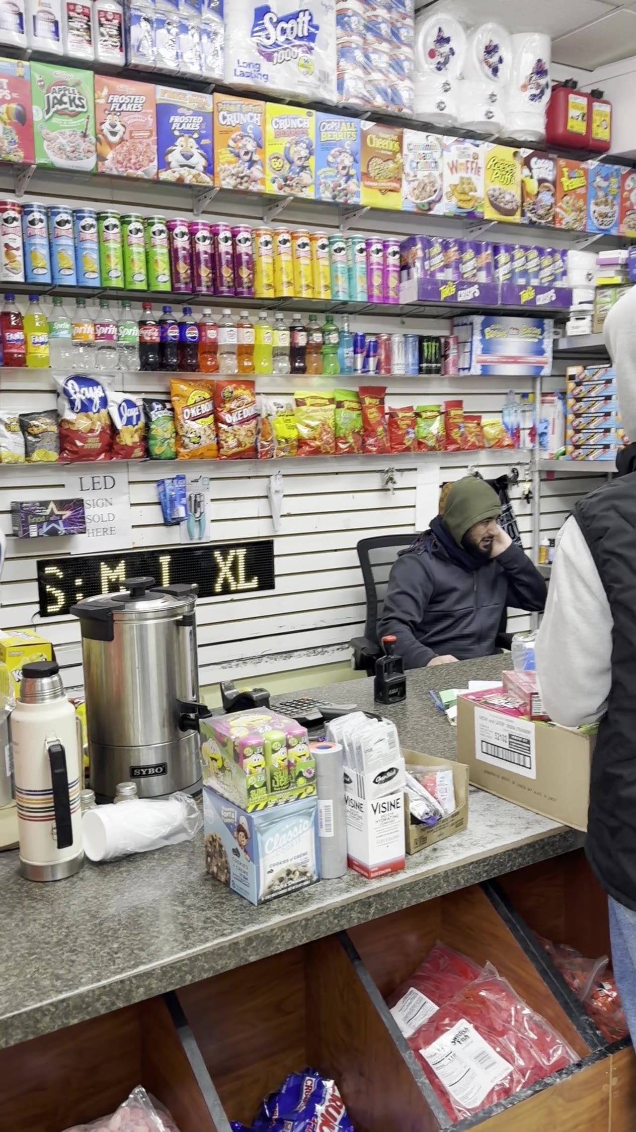 Neighborhood Grocer — Soft LED Display installation