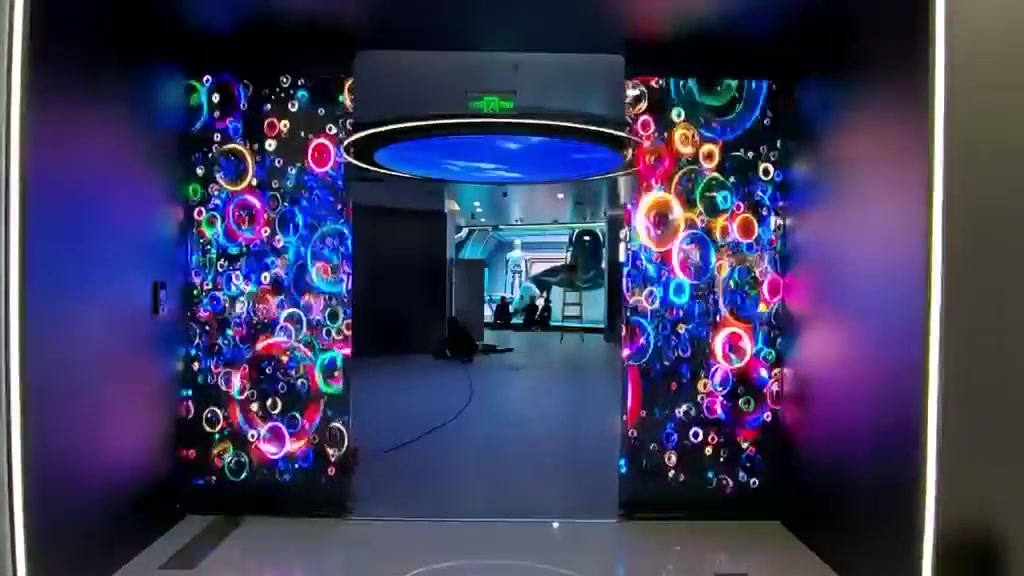 Immersive LED Tunnel — SMD Holographic Invisible Screen installation