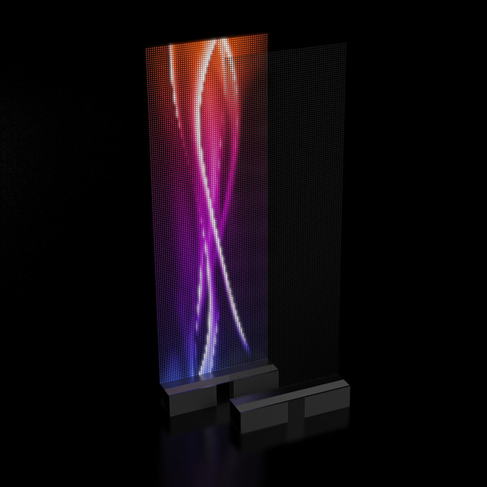 SMD Holographic Invisible Screen — Holographic display