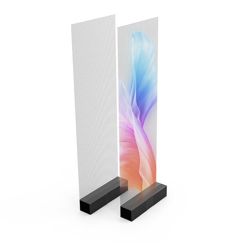 Two SMD Holographic LED P6.25 panels in a studio setting