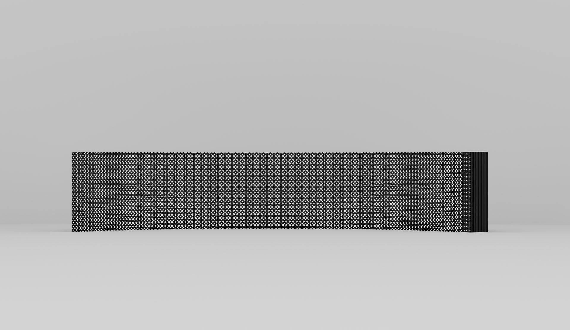 SMD Holographic LED P10.4 wide panel, side profile
