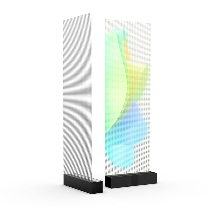Transparent LED Poster Screen — Series T display